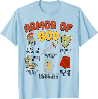 Armor of God Son Boy Christian I Love Jesus Save Bro Toddler T-Shirt