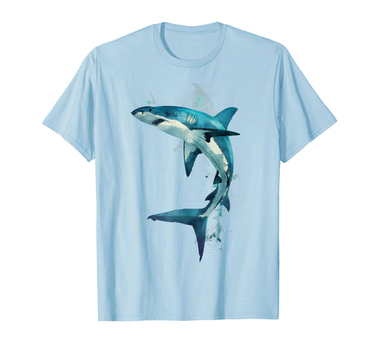Mako Shark in Action Dynamic Mako Shark Design Mako Art T-Shirt