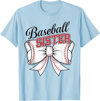 Toddler Baseball Sister Youth Girl Cute Little Biggest Fans T-Shirt