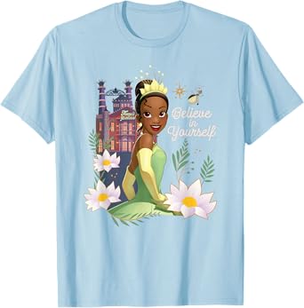 Disney The Princess and the Frog Tiana Believe In Yourself T-Shirt