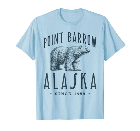 POINT BARROW, ALASKA POLAR BEAR WILDLIFE T-Shirt