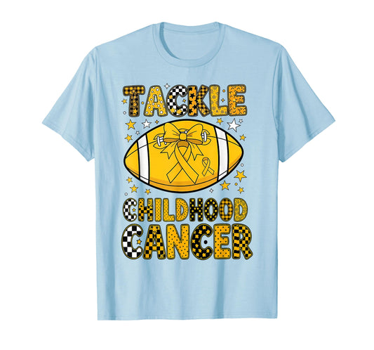 Childhood Tackle Football Childhood Cancer Awareness Women T-Shirt