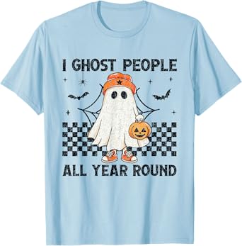 I Ghost People All Year Round Halloween T-Shirt