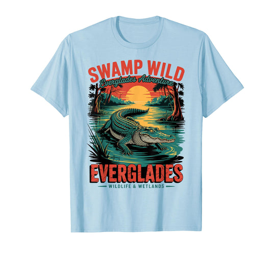 Explore Everglades Wildlife Swamp - USA Florida Everglades T-Shirt