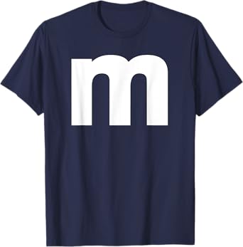 Letter M Capital Alphabet, Groups Halloween T-Shirt