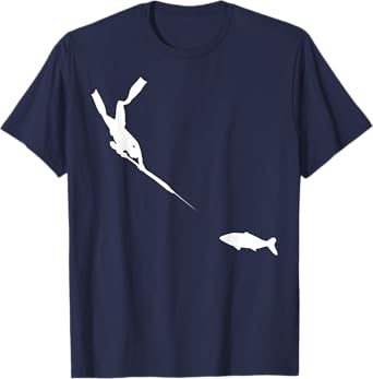 Spearfishing T-Shirt FreeDiver Fish Hunting Tee T-Shirt