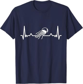 Jellyfish Heartbeat Jelly Fish Gift T-Shirt