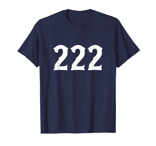 222 Numerology Spiritual Personal Number 222 Angel Number T-Shirt