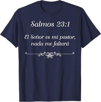 Camisas Para Jovenes Cristianos | Salmos 23:1 T-Shirt