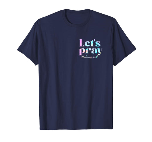 Need Prayer Tap My Shoulder Christian Men Women (2 Sided) T-Shirt