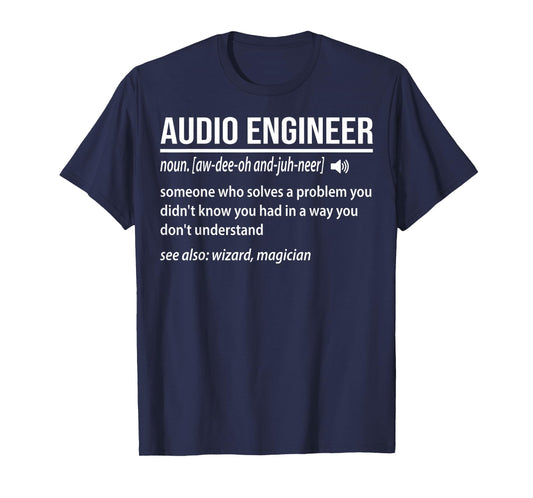 Volume VU Meter Vintage Audio Engineer Recording Studio T-Shirt