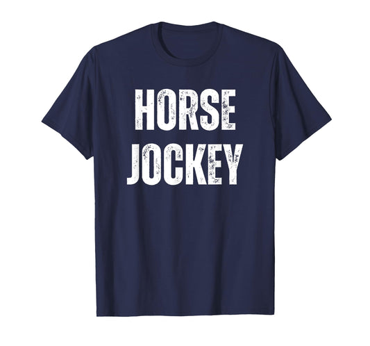 Horse Jockey Vintage Imagination Role Play Funny DIY Costume T-Shirt