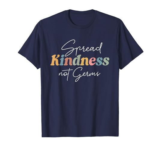 Groovy vintage Spread Kindness Not Germs T-Shirt