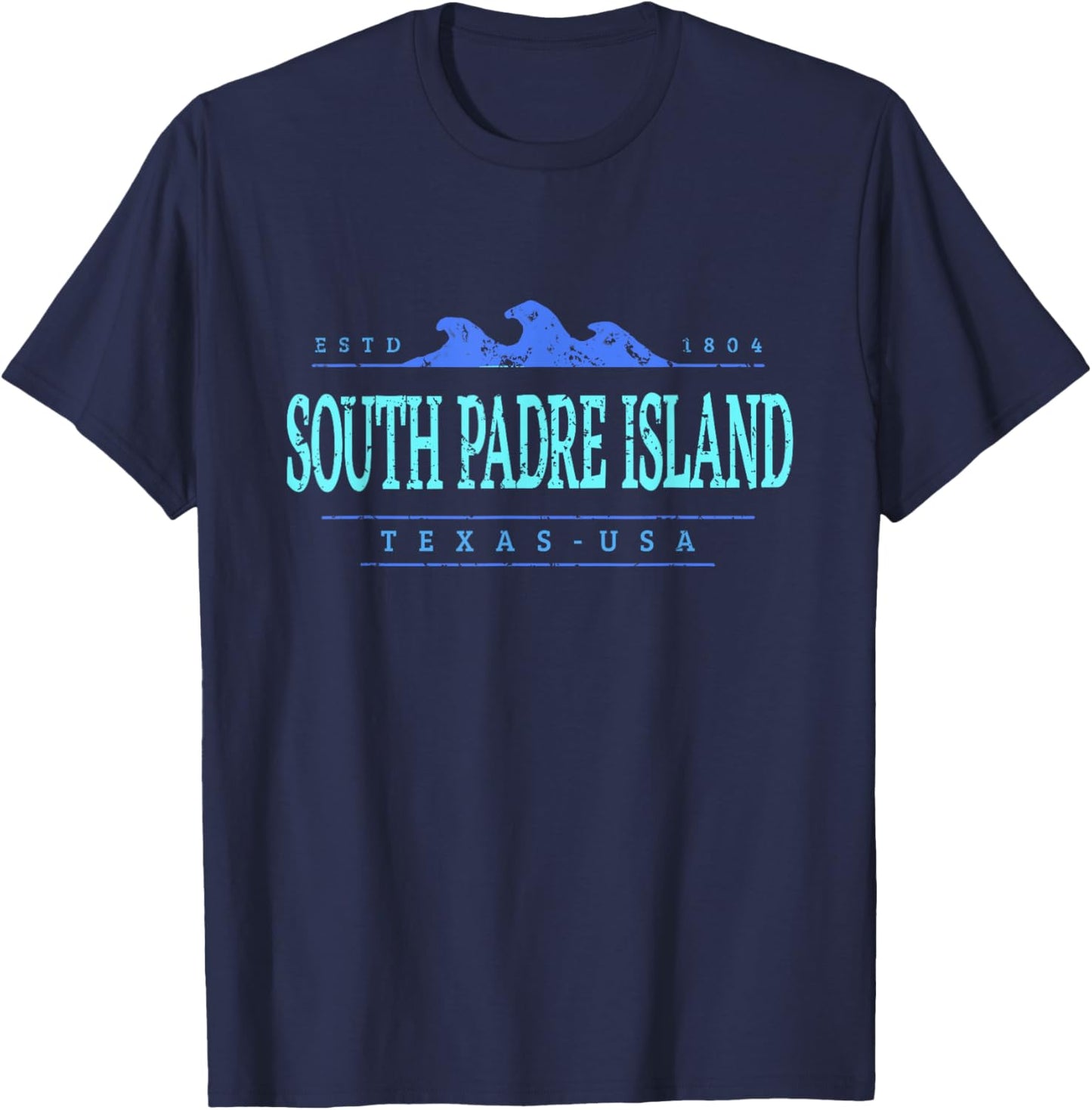 South Padre Island Texas | South Padre Island TX Shoreline T-Shirt