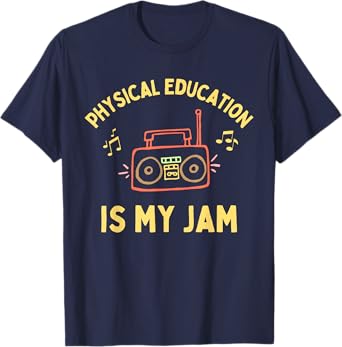 Women's Physical Education is My Jam PE Teacher Appreciation T-Shirt