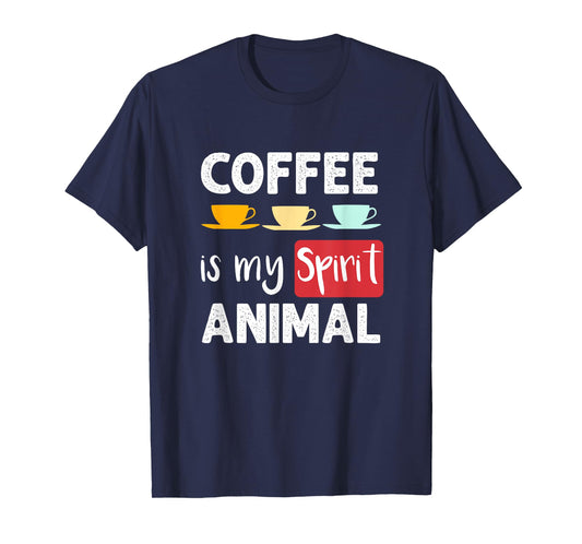 Vintage Coffee is My Spirit Animal T-Shirt