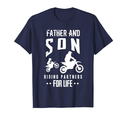 Father And Son Riding Partners For Life T-Shirt