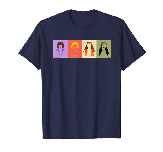 Dazed and Confused Block Portrait Line Up T-Shirt