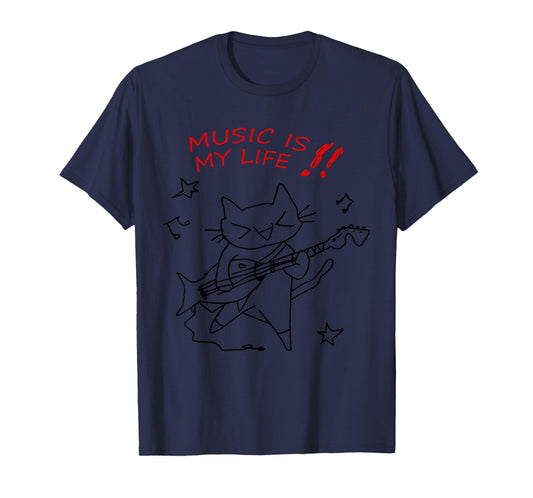 I'm Cat Music Is My Life Men Women T-Shirt