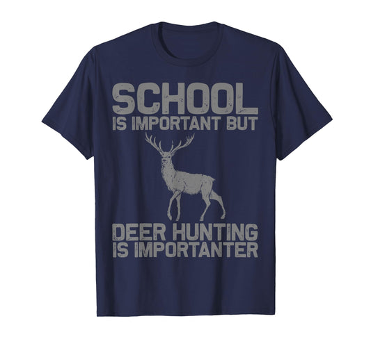 Deer Hunting Art For Kids Boys Wildlife Hunter Deer Hunting T-Shirt