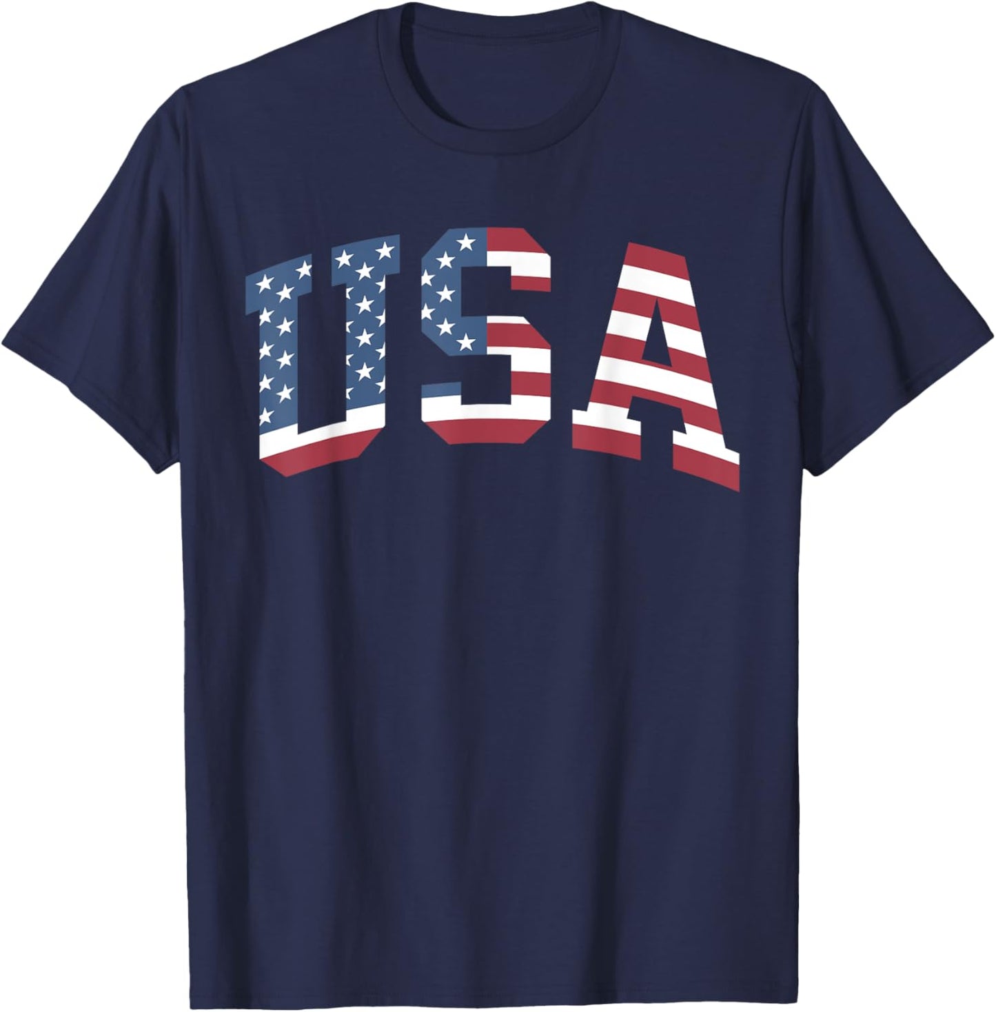 USA Shirt Women Men Kids Patriotic American Flag 4th of July T-Shirt