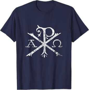 Christian Chi Rho T-Shirt Labarum Christogram Cross Faith T-Shirt