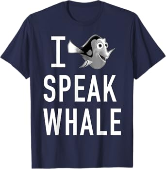 Disney Pixar Finding Dory I Speak Whale Bold Logo T-Shirt