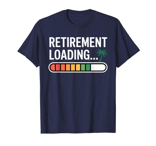 Retirement Loading 2026 Fun Countdown Palm Tree T-Shirt