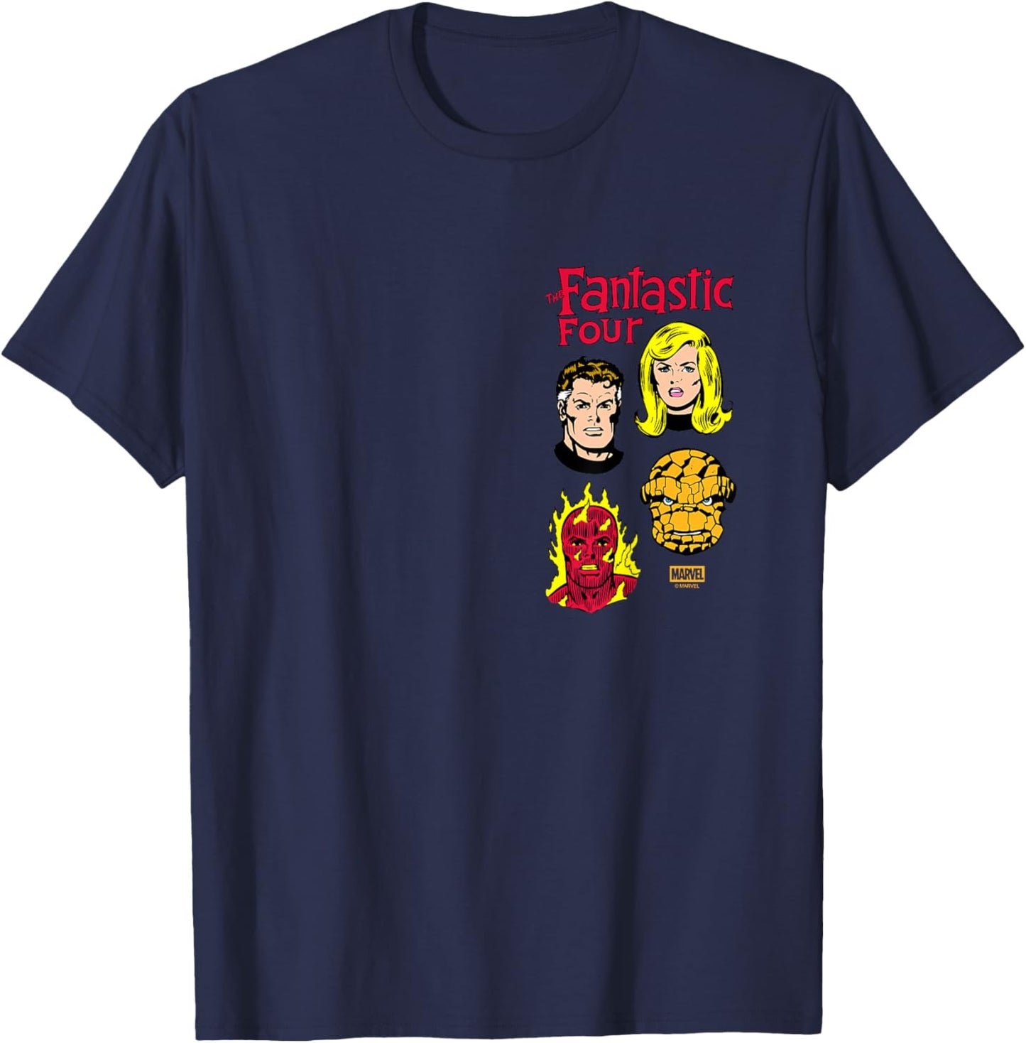 Fantastic Four - Heads T-Shirt