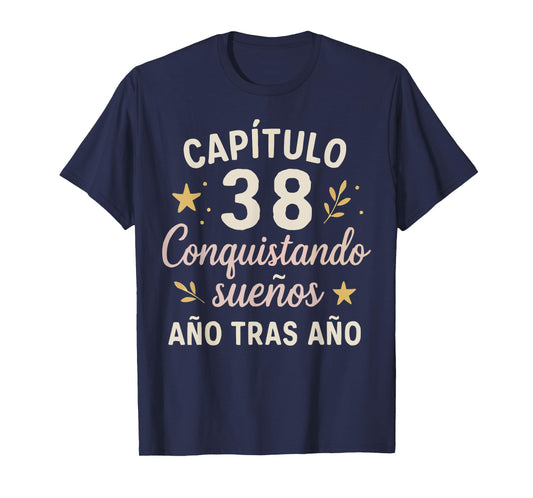 38th Birthday Spanish Cumpleaños 38 Años T-Shirt