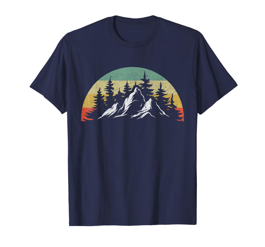 Trees Wildlife Nature Vintage Forest Women Men Vintage T-Shirt