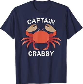 Captain Crabby Funny Crabby Mood T-Shirt T-Shirt