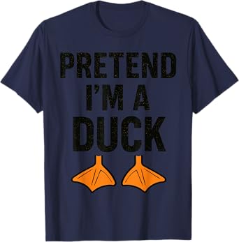 Funny Duck Disguise Shirt, Pretend Iโm A Duck T-Shirt