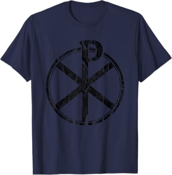 The Chi-Rho Cross - Jesus Christ Symbol - v3 vintage T-Shirt