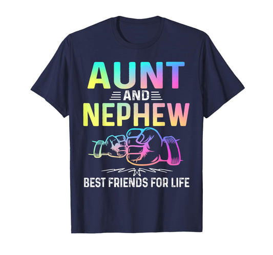 Aunt and Nephew Best Friends for Life Matching Aunt Nephew T-Shirt