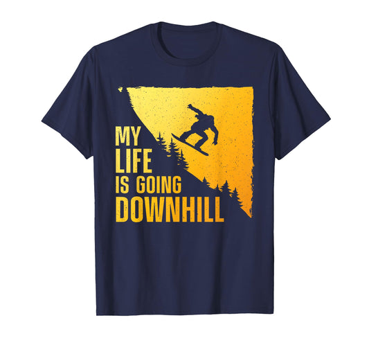 Cool Snowboarding Art for Men Women Snowboard Snowboarder T-Shirt