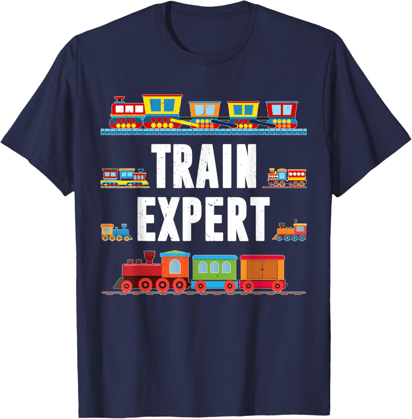 Funny Train Toddler Shirt Baby Boy Kids Locomotive Railroad Graphic T-shirt by TeeBrew