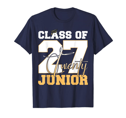 Class of 27 Junior Student Graduation School Pride T-Shirt