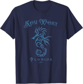 JCombs: Key West, FL, Seahorse (Distressed) T-Shirt T-Shirt