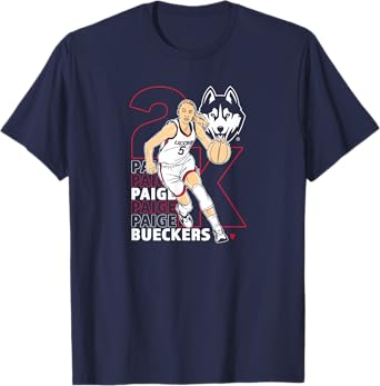 Paige Bueckers - 2K - UConn Women's Basketball T-Shirt