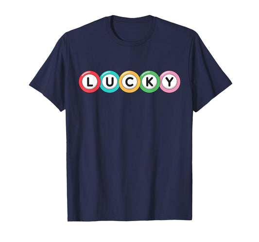 Bingo Game Design for Lucky Bingo Player T-Shirt