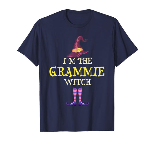 I'm The Grammie Witch Costume Halloween Funny Witchy T-Shirt