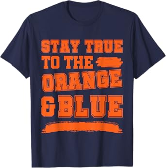 Blue and Orange Game Day, Blue and Orange T-Shirt