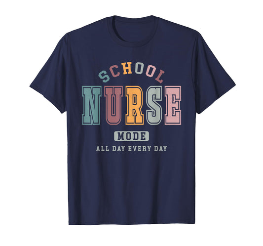 Vintage School Nurse Mode Nursing Life Appreciation Week T-Shirt