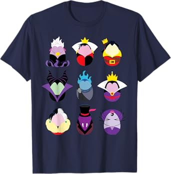 Disney Villains Decorated Holiday Easter Egg Group T-Shirt