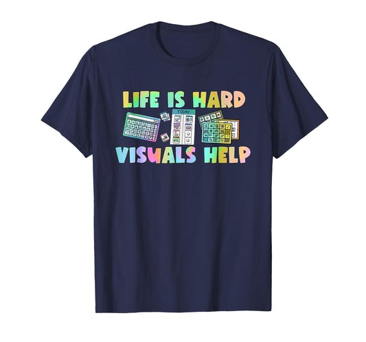 Life Is Hard Teacher Tie Dye T-Shirt