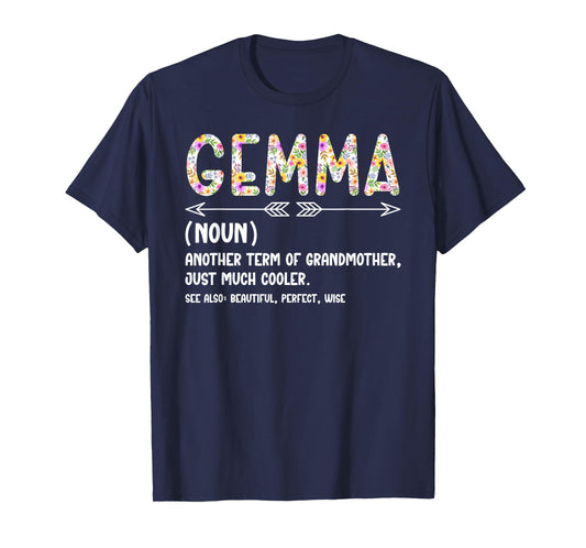 Gemma Definition Gemma Grandma Gemma Grandmother T-Shirt