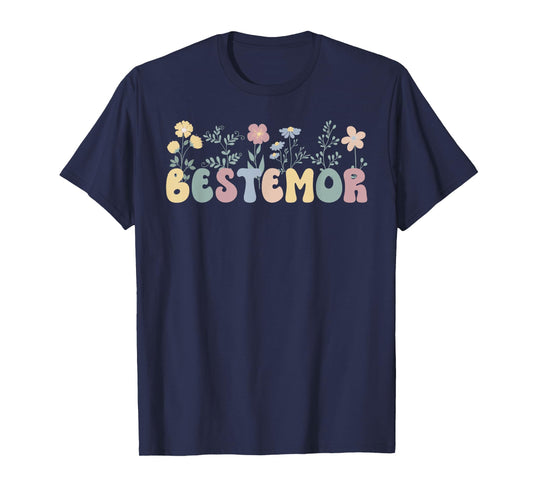 Bestemor Flowers Bestemor Grandmother Bestemor Grandma T-Shirt