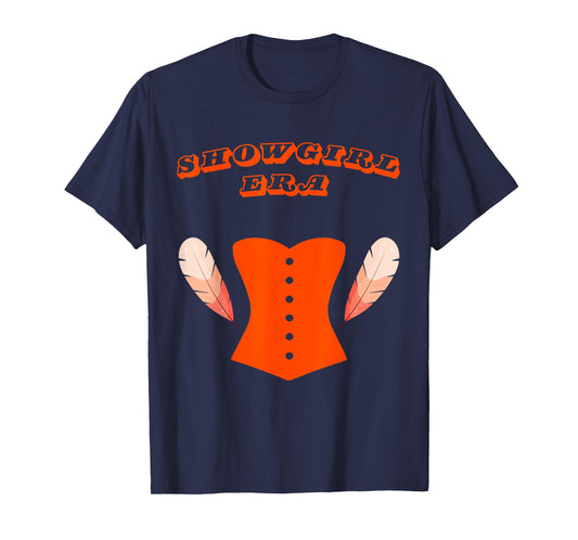 Showgirl Era Corset Feathers Cabaret T-Shirt
