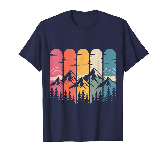 Outdoors Wildlife Forest Mountain Hiking Sunset Nature Trees T-Shirt